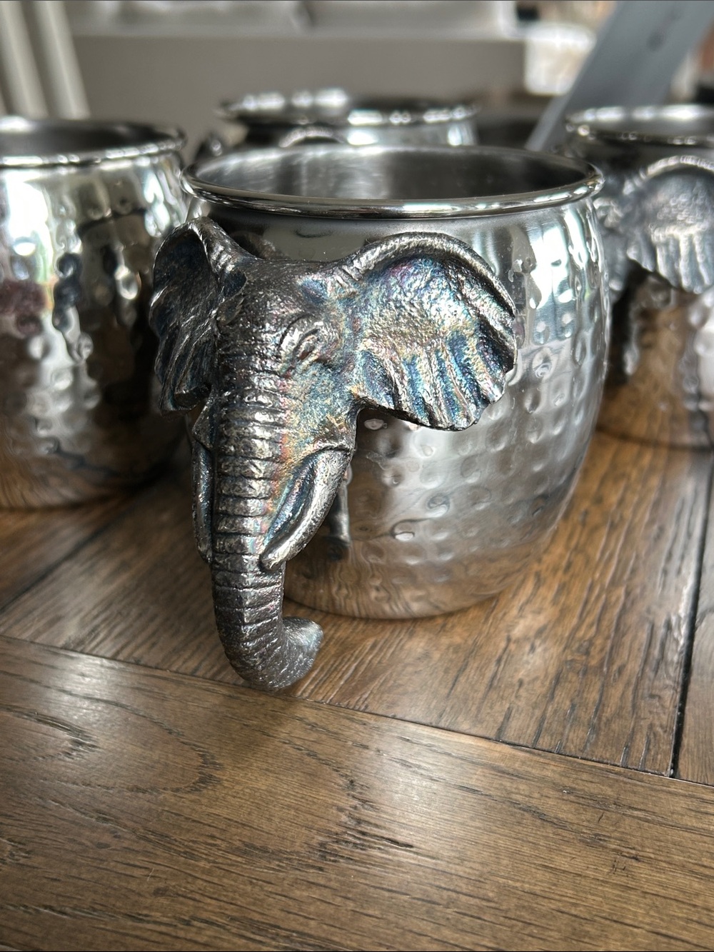 Pier 1 Elephant Moscow Mule cups
